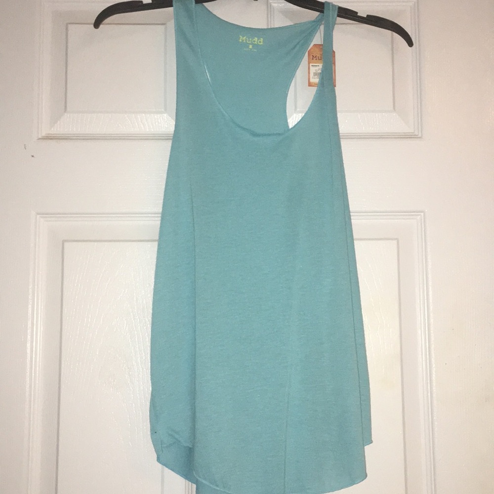 Light blue top